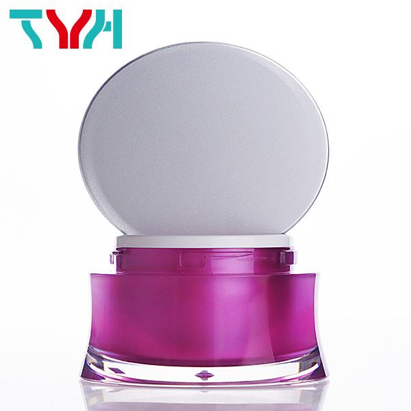 LO : Curved Oval Shape Cosmetic Jar